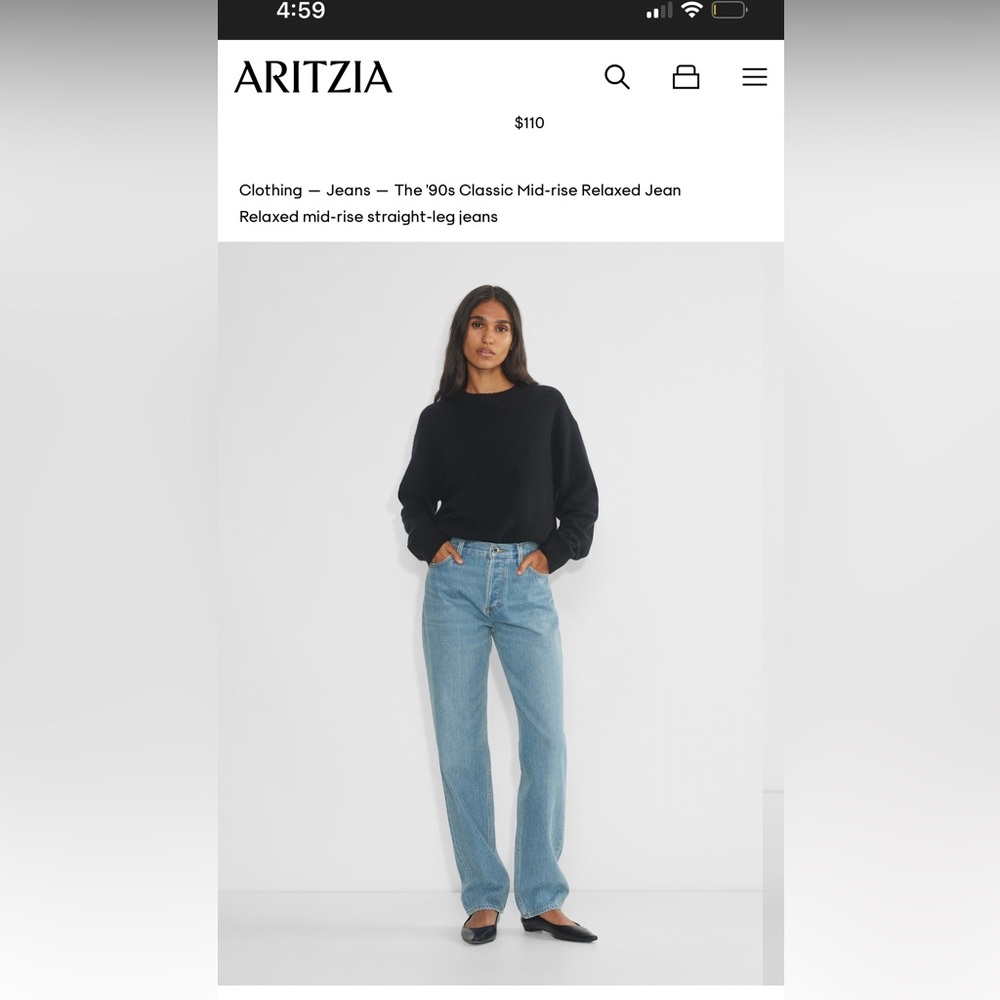 Denim Forum
The '90s Classic Mid-rise Relaxed Jean